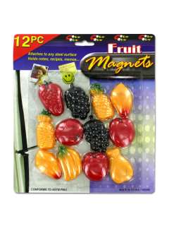 Set Of 24 Fruit Magnet Sets  