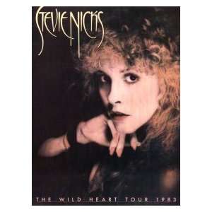   STEVIE NICKS TOUR BOOK    1983   THE WILD HEART TOUR STEVIE NICKS