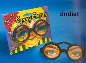 Fake Novelty Funny Eyes Glasses Toy Eye Specs Disguise  