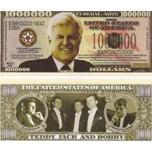 Ted Kennedy $Million Dollar Novelty Bill Collectible