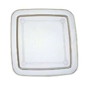 Thomas OBrien by Reed & Barton Silver Plate Ring Square Tray, 13 1/4 