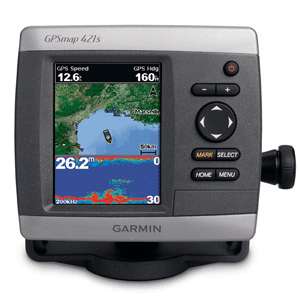 GARMIN 421S FISHFINDER / Depth Finder GPS Chartplotter SONAR Worldwide 
