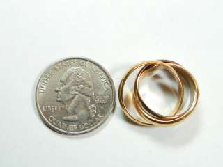 Cartier Trinity Ring Sz 4.5 eur 49 18K 750 Gold Box Certificate Les 