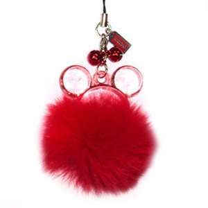 Disney Mickey Mouse Cell Phone Charms Red Fur Cell 