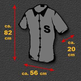 Billy Eight ★ The Hate Ball Number ★ Work Shirt Bowling Cutton S M 