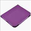 HP TouchPad Purple Leather Stand Folio Case Cover Pouch + Screen 