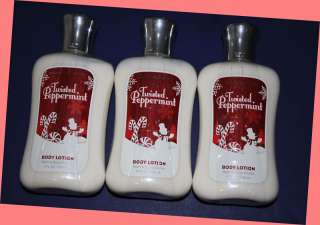 Bath & Body Works TWISTED PEPPERMINT Body Lotion   Holiday 