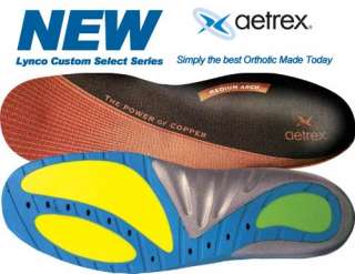Aetrex Custom Select Orthotics   Medium Arch, Womens   Size 7 (AEX CS 