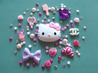 DIY Mirror Dreams Bling Hello Kitty CC Bow Gem Cinderella 