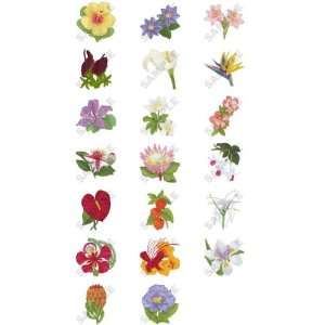  Exotic Flowers Embroidery Designs by Dakota Collectibles 