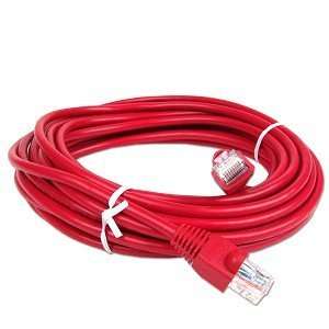    25 Foot Category 5e (Cat5e) Ethernet Patch Cable (Red) Electronics