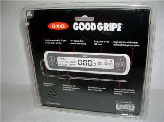 OXO GOOD GRIPS DIGITAL LEAVE IN MEAT THERMOMETER MADE IN USA NEW 
