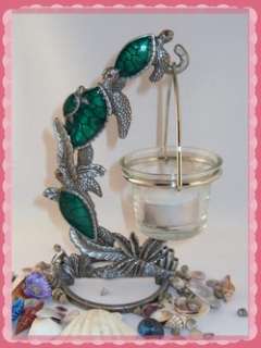 New Sea Turtle solid Pewter Candle or Votive holder  