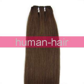 INDIA 50 Wide Human Hair Weft/Extensions #04,16,80g  