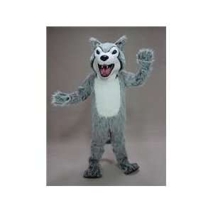  Fierce Grey Husky Mascot Costume Toys & Games