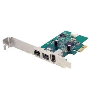   2b 1a 1394 PCI Express FireWire Card Adapter PEX1394B3 Electronics