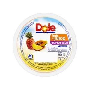 Dole Tropical Fruit In Juice 113G x 4  Grocery & Gourmet 