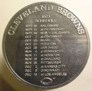   Football Schedule Medal Johnnie Walker Scotch 40mm (5m371)  