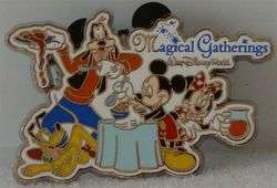 Disney Kelloggs Pin #3 Magical Gatherings PLUTO Goofy MICKEY & Minnie 