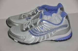 Girls Champion Athletic Tennis Sneakers Shoes Silver Periwinkle 12 1/2 
