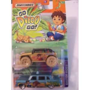   Go Diego Go Matchbox Easter Rides ~ Checker Cab & Jeep Toys & Games