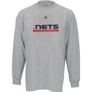  New Jersey Nets adidas True Court Practice Long Sleeve T 