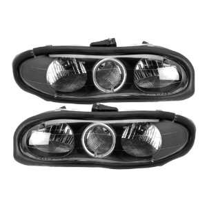  98 01 Chevy Camaro Black LED Halo Headlights: Automotive