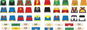 Custom Lego minifig DC Heroes Superman, GL, Aquaman etc  