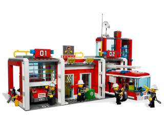 Brand Korea Lego City Fire 7208 Figures Sets Toys Fire Station  