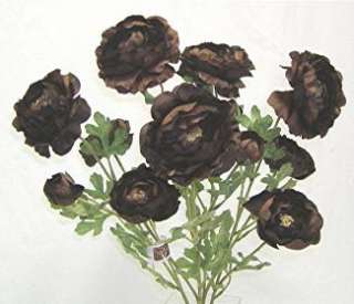 RANUNCULUS Silk Flower Bush Wedding Bouquet Like Poeny  