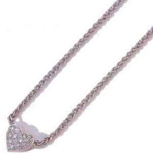   Puffet Heart Shaped Necklace (0.24 ct.tw.) Evyatar Rabbani Jewelry