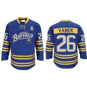 New Buffalo Sabres Jersey #26 Vanek 40th Blue Hockey Jersey Size 56 