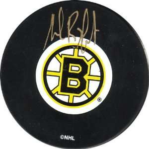   Andrew Raycroft Boston Bruins Autographed Hockey Puck 