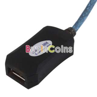  USB 2.0 A Male to A Female Data Built in IC Extension Repeater Cable 