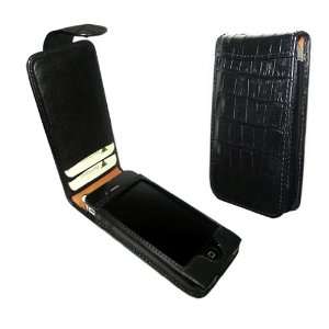 Piel Frama 524 Black Crocodile Leather Case with Snap Closure Ver. 2 