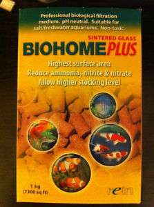 Biohome Plus filter media red 1kg better than Eheim   