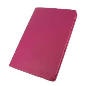 rooCASE Multi Angle (Magenta) Leather Folio Case Cover for HP TouchPad 