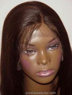 GORGEOUS Human Hair #2 REMY YAKI Straight FULL LACE Wig~ CHECK It OUT 