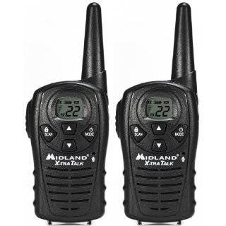 Midland LXT114 22 Channel 18 Mile FRS/GMRS Two Way Radio (Pair)