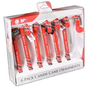  Texas Tech Red Raiders Christmas Candy Cane Ornaments 