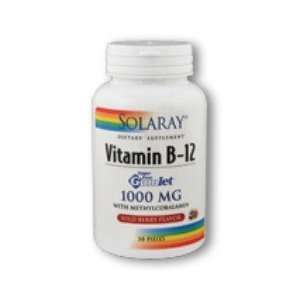  Vitamin B 12 Gumlet 1000 mcg 30 Count Solaray: Health 