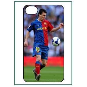 Messi Barcelona Football Soccer iPhone 4 iPhone4 Black Designer Hard 