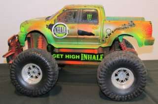   Ford F150 Custom Remote Control 420 Green Machine Monster Truck 27MHz