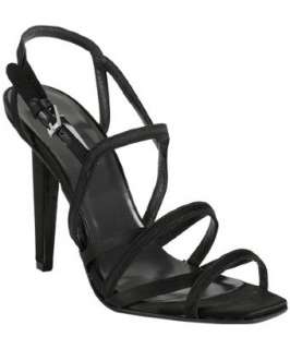 Calvin Klein Collection black satin Nadia strappy sandals  BLUEFLY 