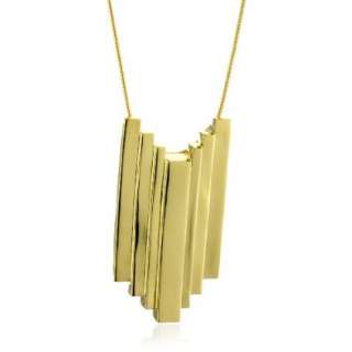 nOir Modernist Geometric Gold Pendant Necklace   designer shoes 