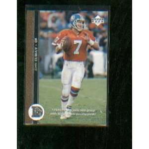   : 1996 Upper Deck #99 John Elway   Denver Broncos: Sports & Outdoors