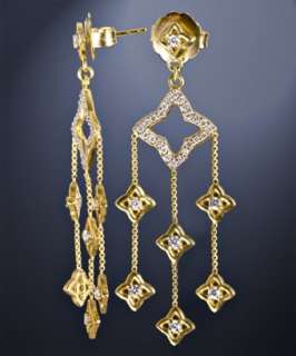 David Yurman diamond quatrefoil lariat necklace   