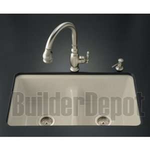 Kohler K 5838 7U FD Deerfield Smart Divide Undercounter Kitchen Sink 