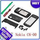 New Full Housing Case + Keyboard for Nokia C6 00 Black + Tools
