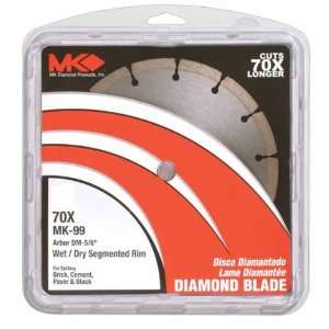  4 each Mk Diamond Mk 99 Arbor Segmented Rim Diamond Blade 